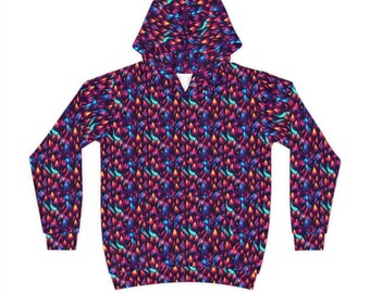 Glowing Shards Childrens Hoodie (AOP)