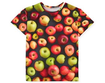 Apples sportshirt voor kinderen (AOP)