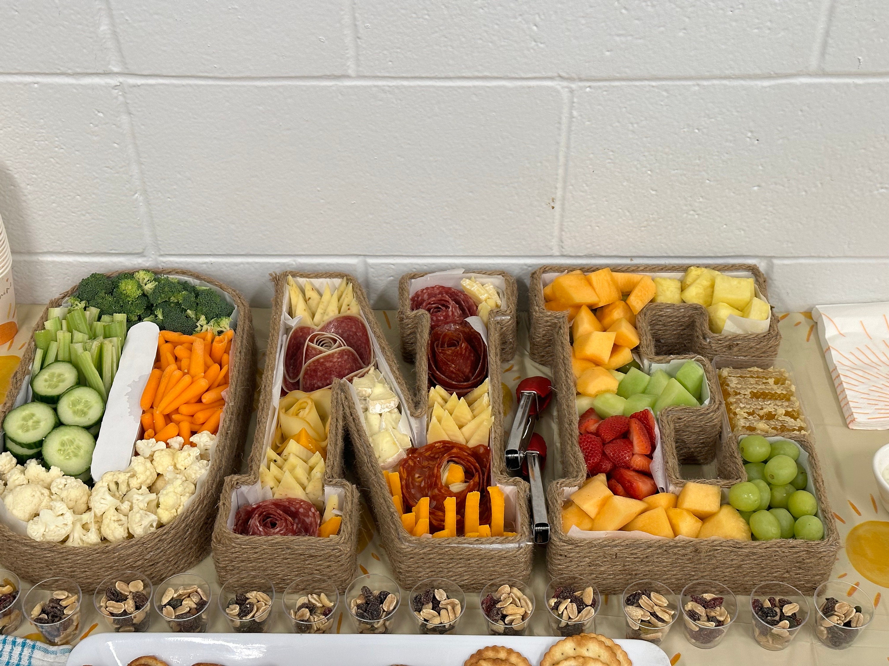 Letter/number Food Trays - Etsy