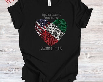 American Flag American Exchange Shirt My Exchange Year In USA