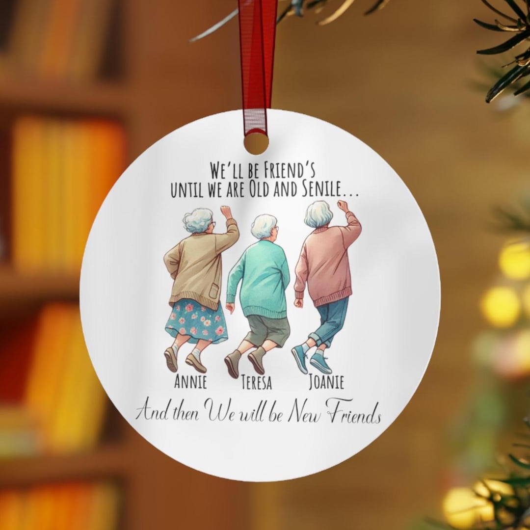 Personalized Best Friend Ornament, Best Friend Christmas Gift ...