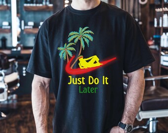 Do It Later Vacation Jamaica T-shirt alta, regalo perfetto per i viaggi, regalo Giamaica, regalo per lui e lei, Jamaica Groovy, regalo per giamaicani, Rasta