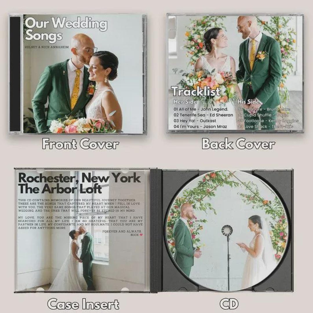 Custom CD & Jewel Case 5/16 Songs Custom CD Mixtape Personalized Custom ...