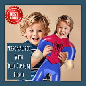 Custom Face Hero Character Blow Up Dolls Funny Inflatable Balloon Custom Air Doll for Party Favors