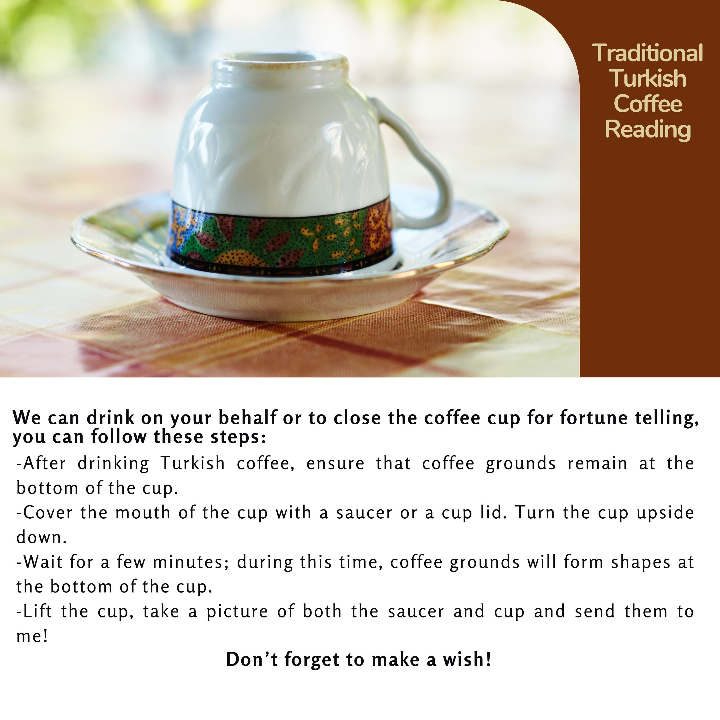 Authentic Turkish Coffee Reading Coffee Fortune Telling 20 Years of