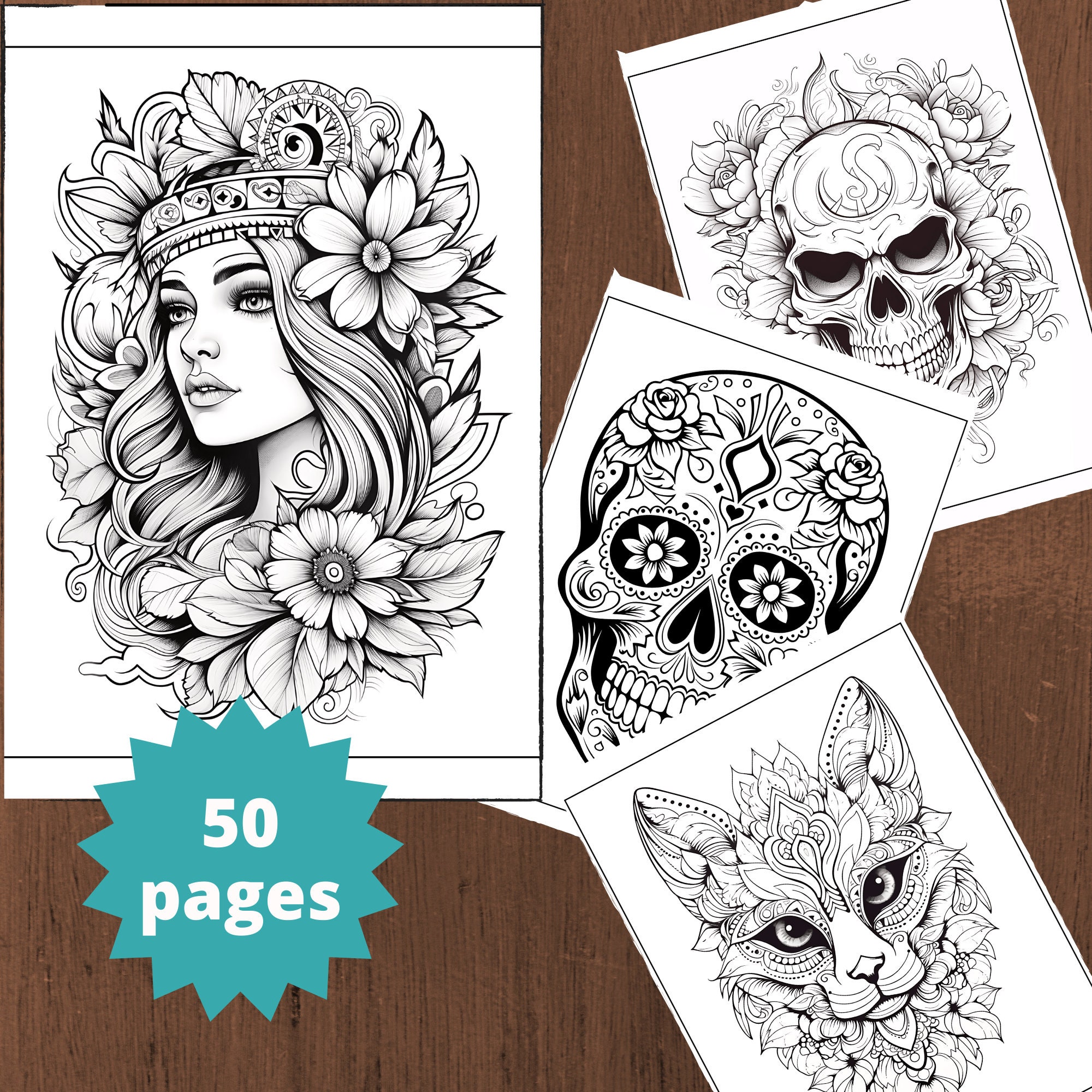 Tattoo Coloring Book for Adults Relaxation: Awesome, Sexy and Relaxing  Ultimate Tattoo Colouring Pages for Women & Men-Stress Relief Modern  Patterns & (Paperback)