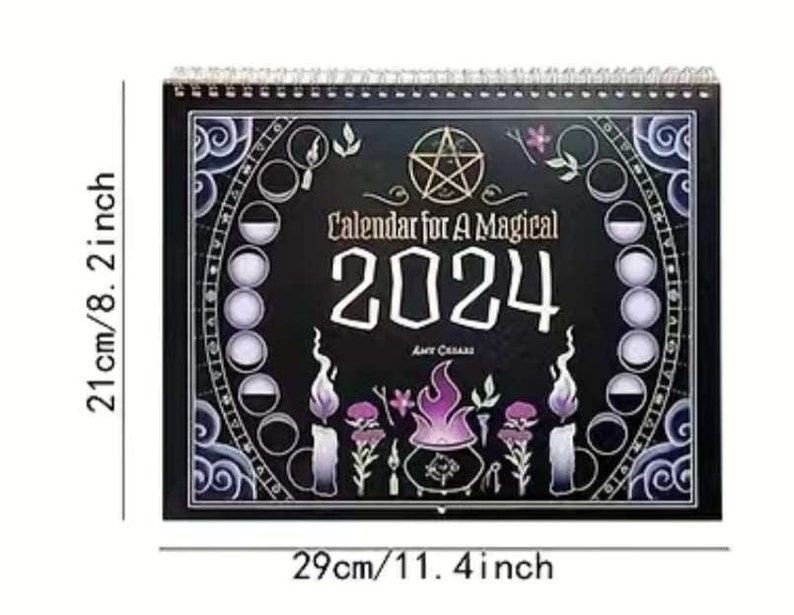 2024 Witches Calendar Etsy