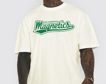 GTA Oversized San Andreas Magnetics T-shirt Greenlogo - Etsy