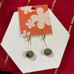 Olive you earrings