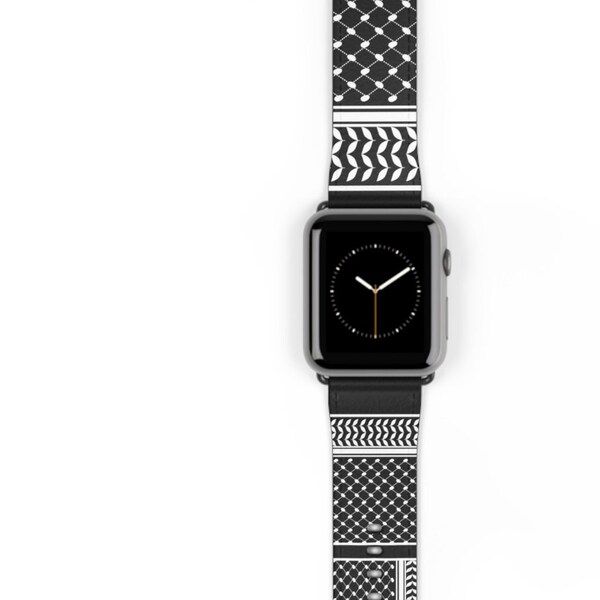 Palestine Hatta Kufiya Apple Watch Band Support Human Equality Save Gaza Stand Just Free Palastine Humane Relief فلسطين معونة انسانية
