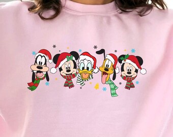 Felpa Topolino e i suoi amici, maglione con personaggi Disney, top simpatico cartone animato, felpa con cappuccio unisex