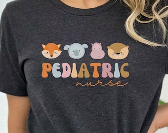 Pediatrics Sweatshirt, Pediatrics Animal Shirt, PEDS Sweatshirt, Peds Nurse Shirt, Cute Peds Crewneck, Pediatric Nurse Gift, Pediatrics Gift