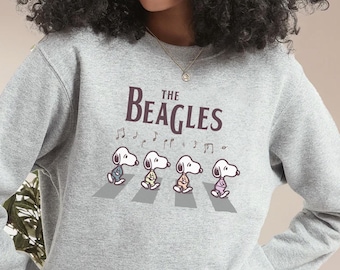 The Beagles Graphic Sweatshirt | Funny Unisex Crewneck Sweatshirt & Hoodie