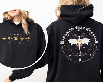 Cuarta Ala - Sudadera Basgiath War College / Fantasy Book Lovers' Club Sudadera y sudadera con capucha