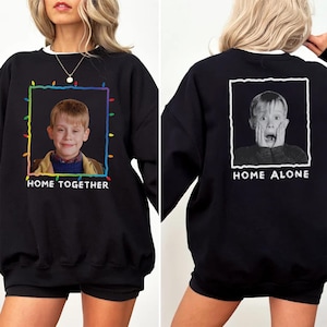 ホーム・アローン - ホーム・トゥギャザー クリスマス おもしろファミリー スウェットシャツ | 映画風スウェットシャツ＆パーカー