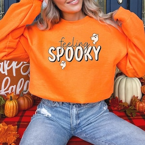 Sweat mignon saison fantasmagorique, sweat Halloween, sweat Halloween femme, pull mignon automne, cadeau pour Halloween, chemise effrayante saison