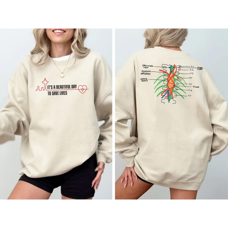 Grey's Anatomy "It is a beautiful day to save lives" Sweatshirt & Hoodie