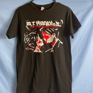 Vintage 2004 My Chemical Romance Revenge T Shirt 00s Original Rock Band Tee  XS