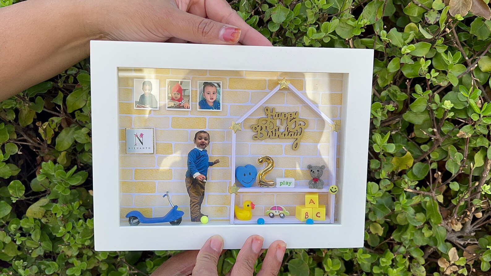3D Display Wall Shadow Box Frame Art Gift for Kids - Etsy