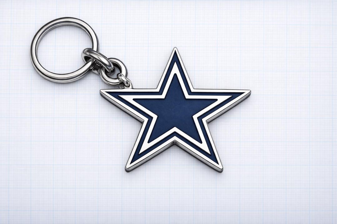 Cowboys Logo Keychain| 3d File to Print| STL FILE - Etsy