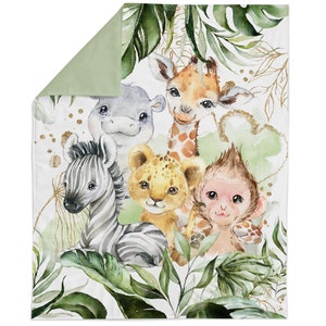 Jungle Safari Fabric Panel for Quilting, Hippo Fabric Panels, Cotton Fabric Panel for Baby Quilts, Quilting Panel