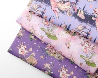 Axolotl-katoenkeperstof: quilten en naaien - 58" breed