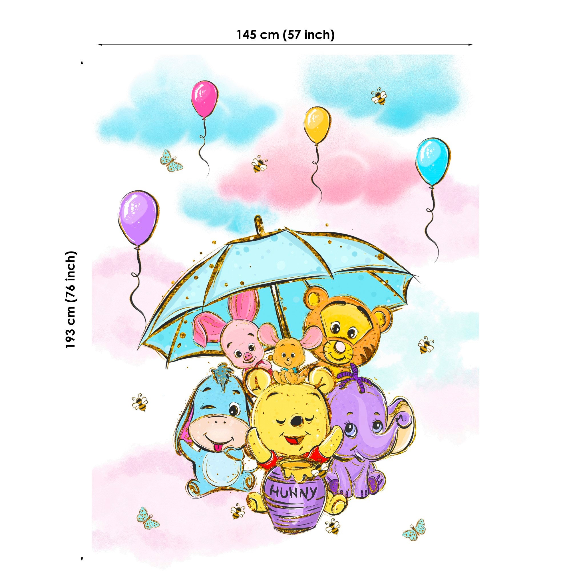 Trapunta Per Neonati Winnie The Pooh E I Suoi Amici - Italia - Foto 6