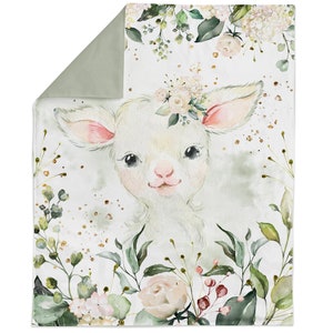 Cute farm baby animals Fabric Panel for Quilting, Cute Sheep Baby Fabric Panel, Cotton Fabric Panel for Baby Quilts, Quilting Panel