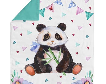 Panda Baumwollstoff Panel zum Quilten & Nähen