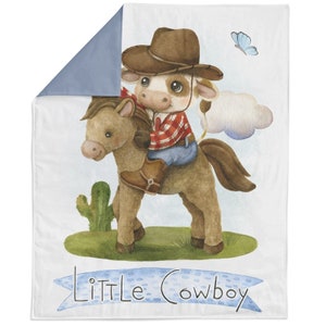 Pannello in tessuto Little Cowboy per quilting, pannello in tessuto per bambini, pannello in tessuto di cotone per quilt per bambini, pannello per quilting, pannello per coperte