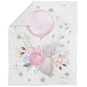 Baby Bunny Fabric Panel for Quilting, Baby Fabric Panel, Cotton Fabric Panel for Baby Quilts, Quilting Panel, Blanket Panel, Bedding Panel