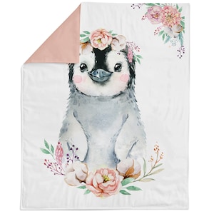 Winter Animals Fabric Panel for Quilting, Baby Fabric Panel, Cotton Fabric Panel for Baby Quilts, Quilting Panel, Blanket Panel