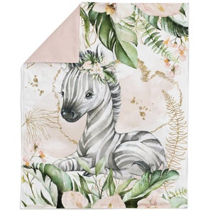 Jungle Safari Zebra Cotton Fabric Panel for Quilting