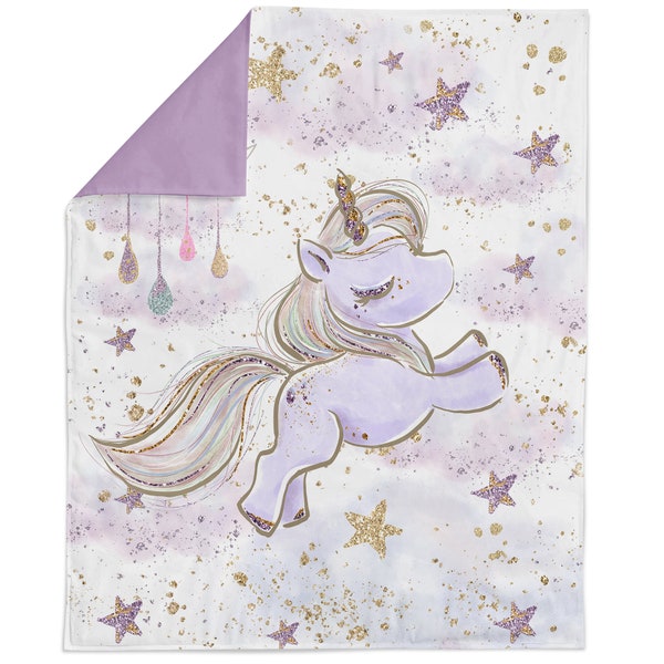 Unicorns Fabric Panel for Quilting, Baby Fabric Panel, Cotton Fabric Panel for Baby Quilts, Quilting Panel, Blanket Panel, Bedding Panel