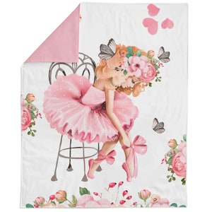 Ballerina Cotton Fabric Panel: Quilting, Sewing Projects