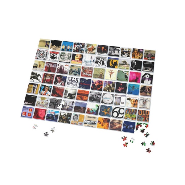 90s Alternative Rock Nostalgia Album Cover Puzzle (252, 500, 1000-Piece) - Premium Quality Jigsaw for Dedicated Grunge Music Enthusiasts