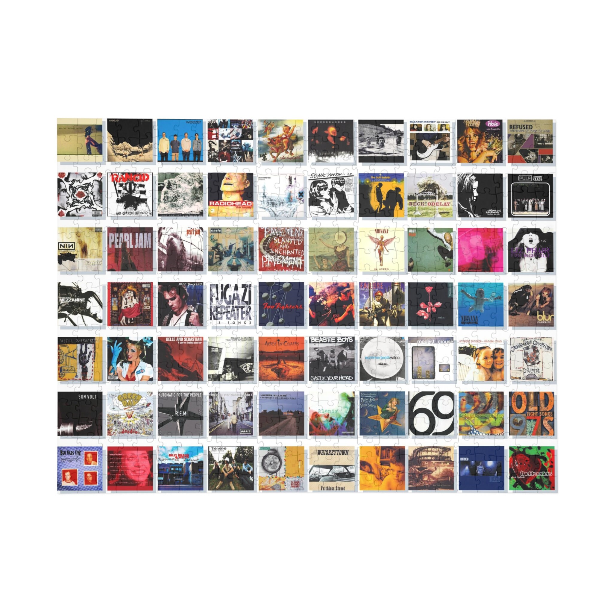 90s Alternative Rock Nostalgia Album Cover Puzzle (252, 500