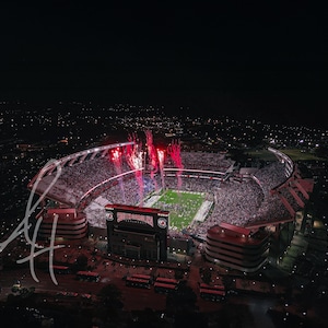 University of South Carolina Night Game Print