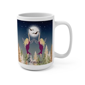 Gemini Prophetess Mug 15oz white ceramic