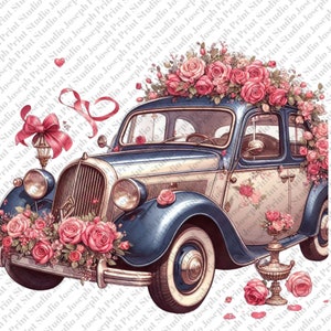 Valentine Truck Png, Truck Png, Valentijnsdag Gnomies Png, Western Love Png, Retro Valentijnsdag, 14 februari, Valentine png