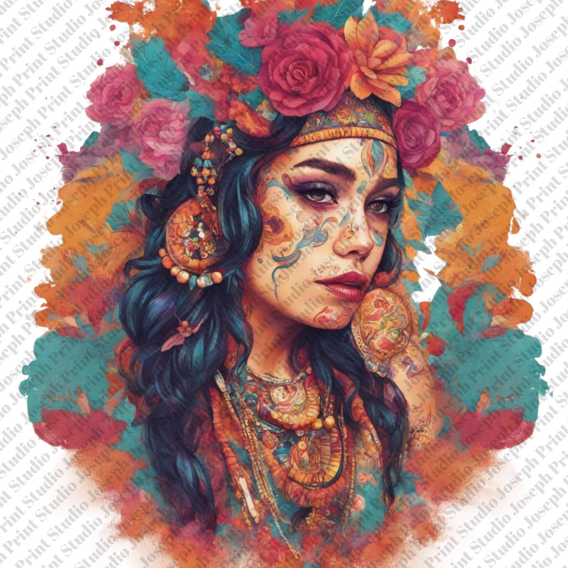 Mexican Roses Png, Colorful Flowers, Mexicana Messy Png, Mexicana Png ...