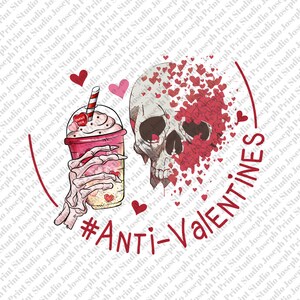 Anti Valentines PNG Divertente San Valentino png, Teschio di caffè di San Valentino, Western Love Png, Retro San Valentino, 14 febbraio, San Valentino png