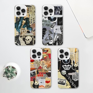 Estética Grunge Collage MagSafe Phone Case / Music Collage Phone Cover / Mood Board Phone Case / iPhone 15 14 13 11 / Samsung S23 S22 S21