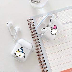 Cute Cartoon Duck AirPods Case | Kawaii Animal Accessory | Funny Duck Meme Cover | y2k Duck Phone Charm | Airpods 2 3 Gen | Airpods Pro 2