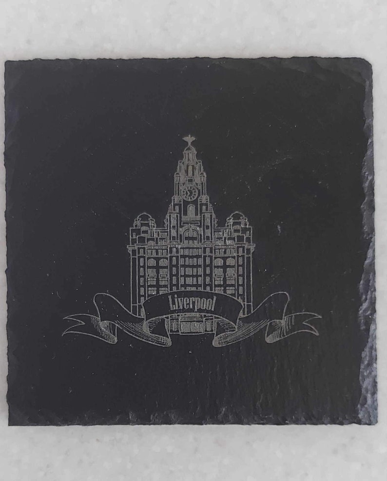 Liverpool Slate Coasters Etsy UK