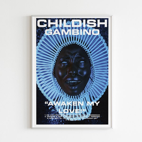 Childish Gambino Posters, Awaken My Love Poster, Album Cover Poster, Poster Print Wall Art, Custom Poster, Home Decor, Childish Gambino