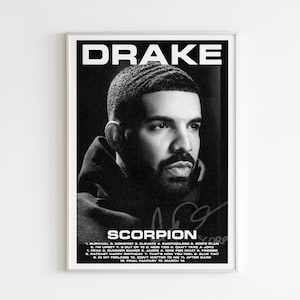 Drake Poster Scorpion Album Cover Posters for Room Aesthetic Canvas Wall  Art Bedroom Decor 20x30inch(50x75cm)