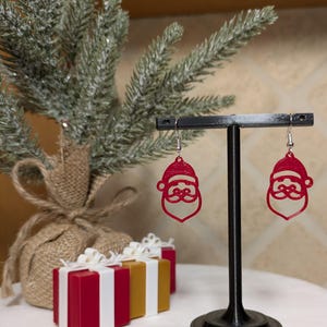 Santa Earrings