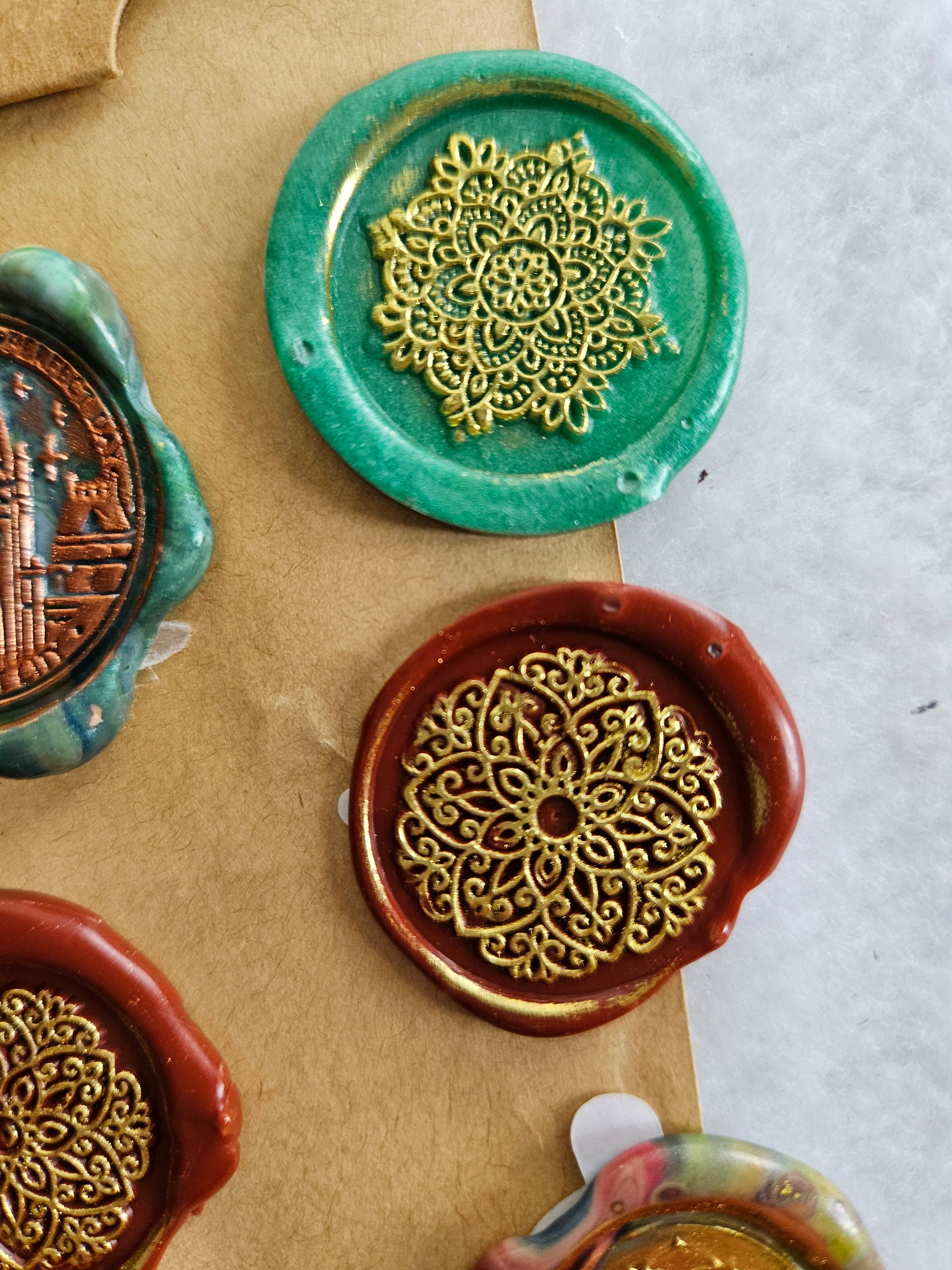 Wax Seal Stickers, Various Seal Stamps - Etsy