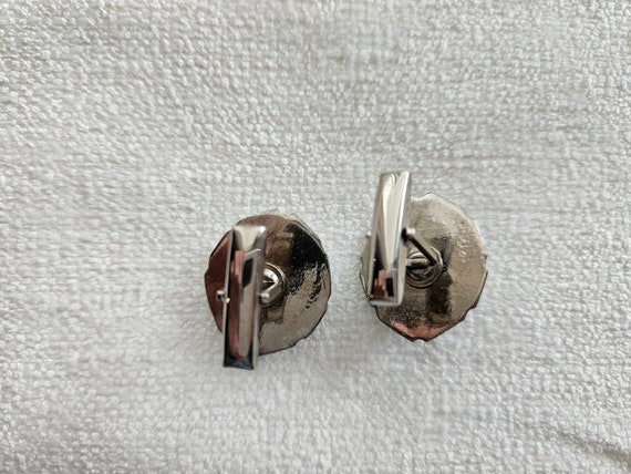 Extra fine vintage Jacob M. Oldak cufflinks with … - image 3